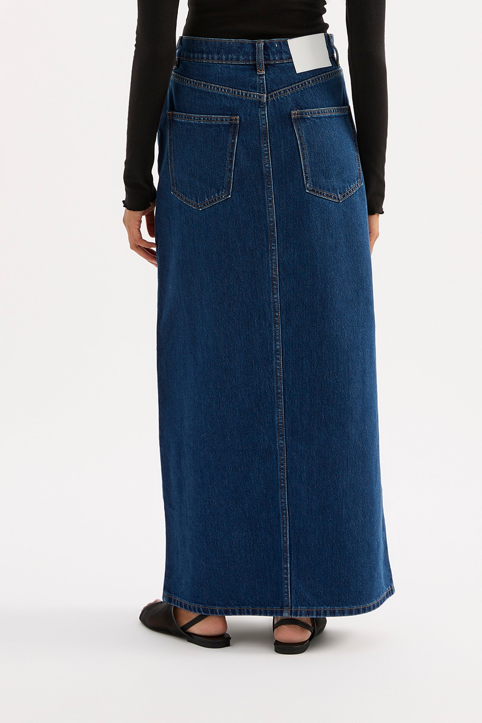Sia Denim Maxi Skirt