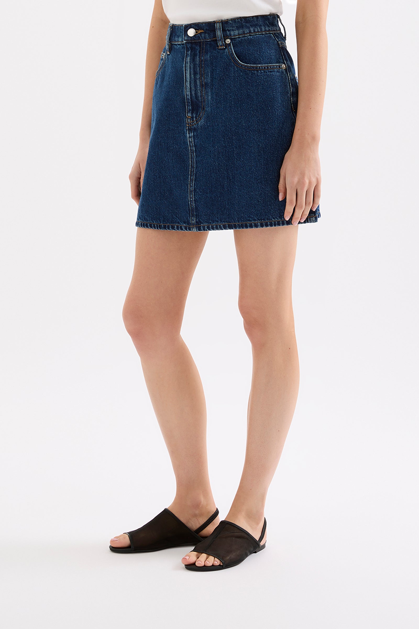 Sia Denim Mini Skirt