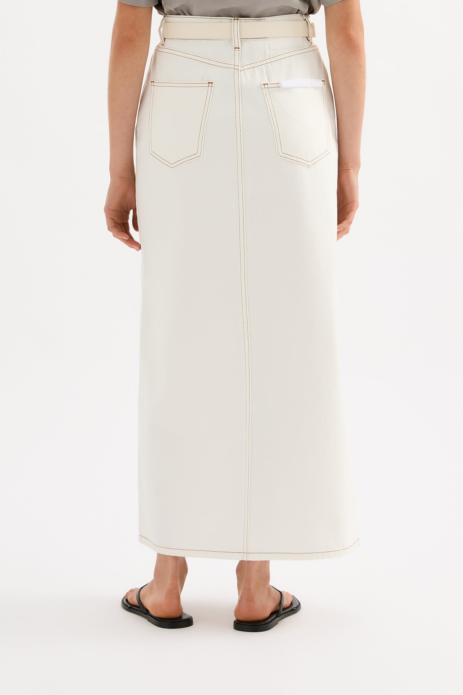 Sia Denim Maxi Skirt