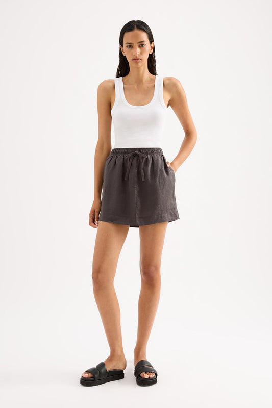 Lounge Linen Skirt