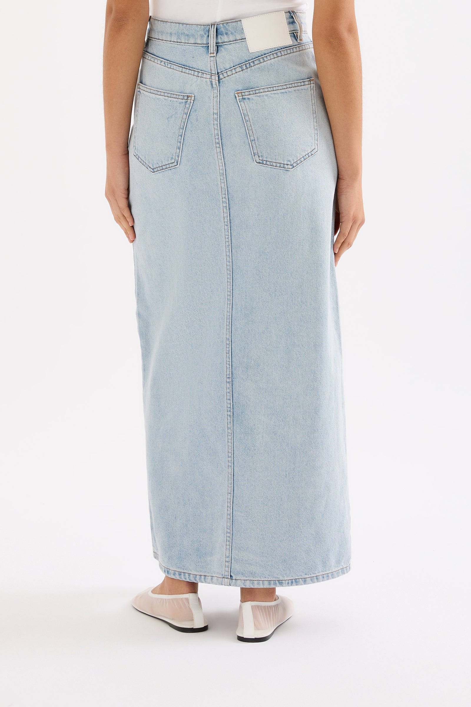 Sia Denim Maxi Skirt