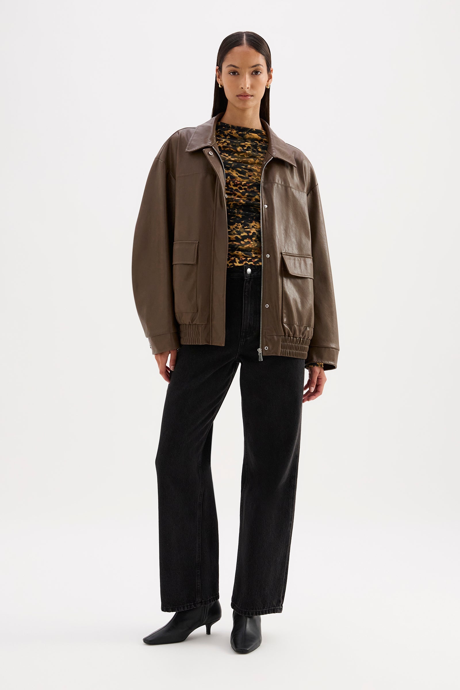 Lyla Vegan Leather Jacket
