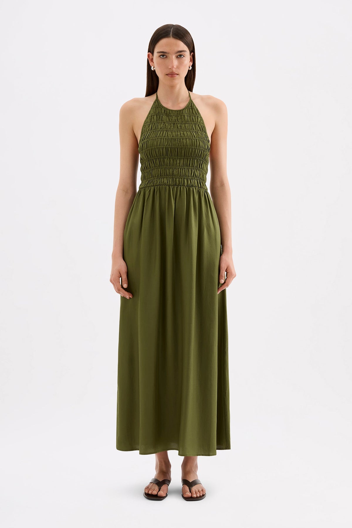 Mira Tencel Maxi Dress