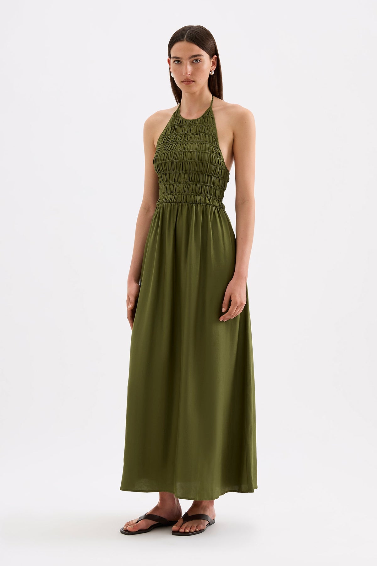 Mira Tencel Maxi Dress
