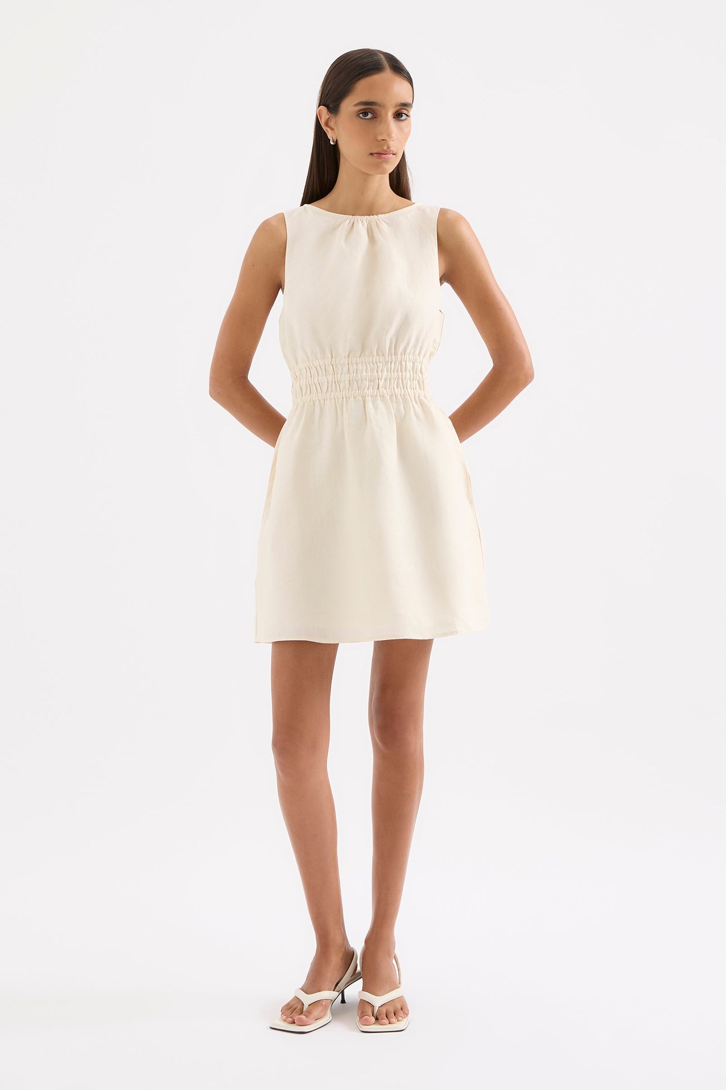 ANDRI LINEN MINI DRESS