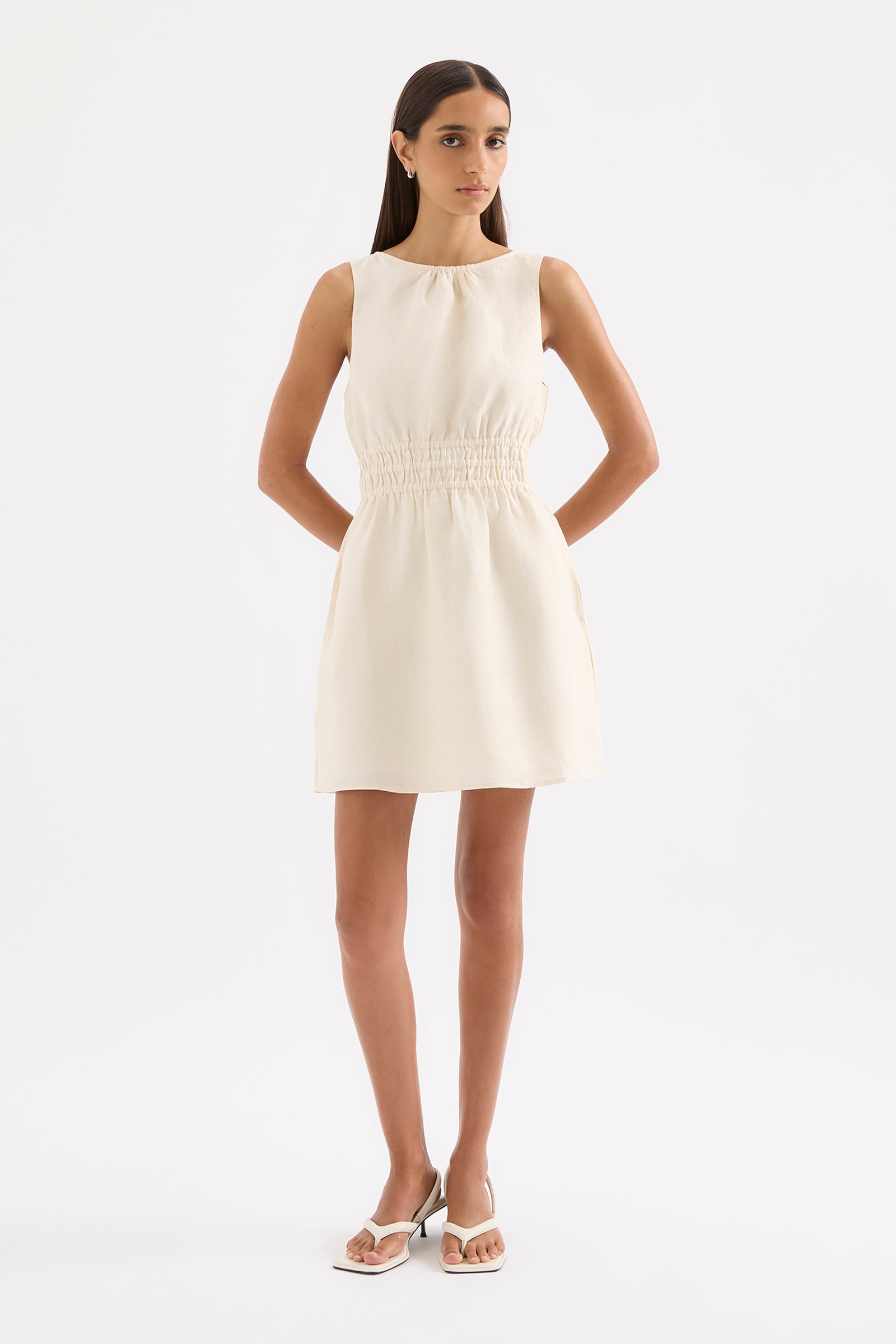 ANDRI LINEN MINI DRESS