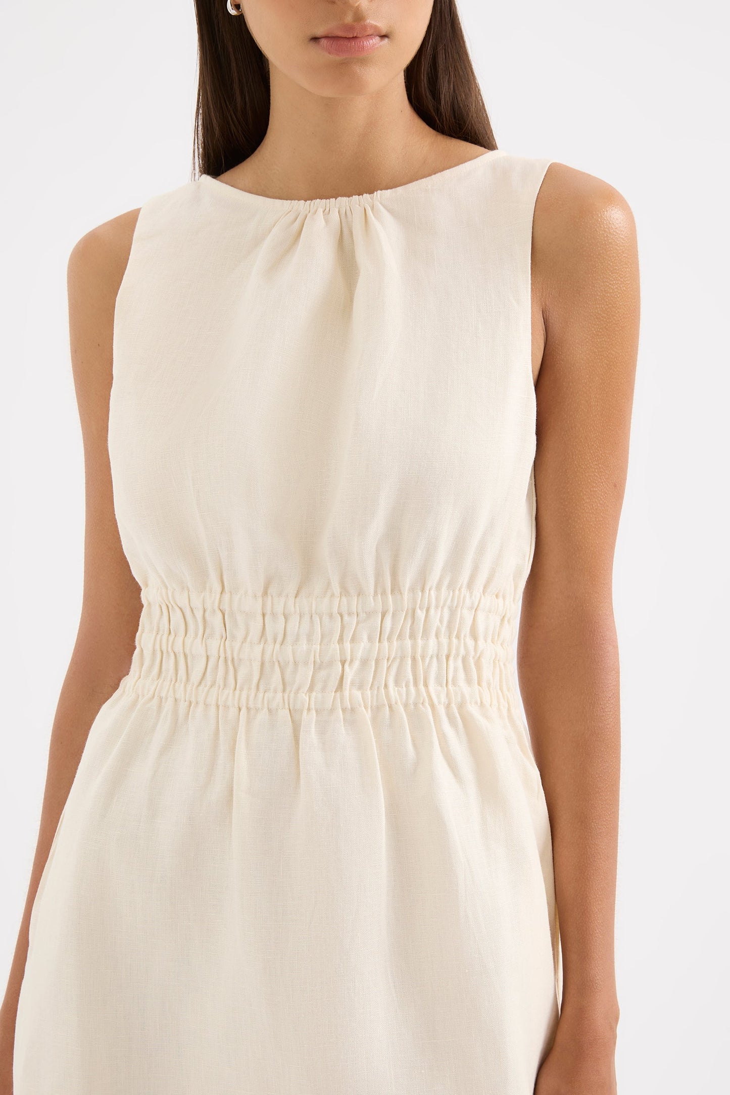 ANDRI LINEN MINI DRESS