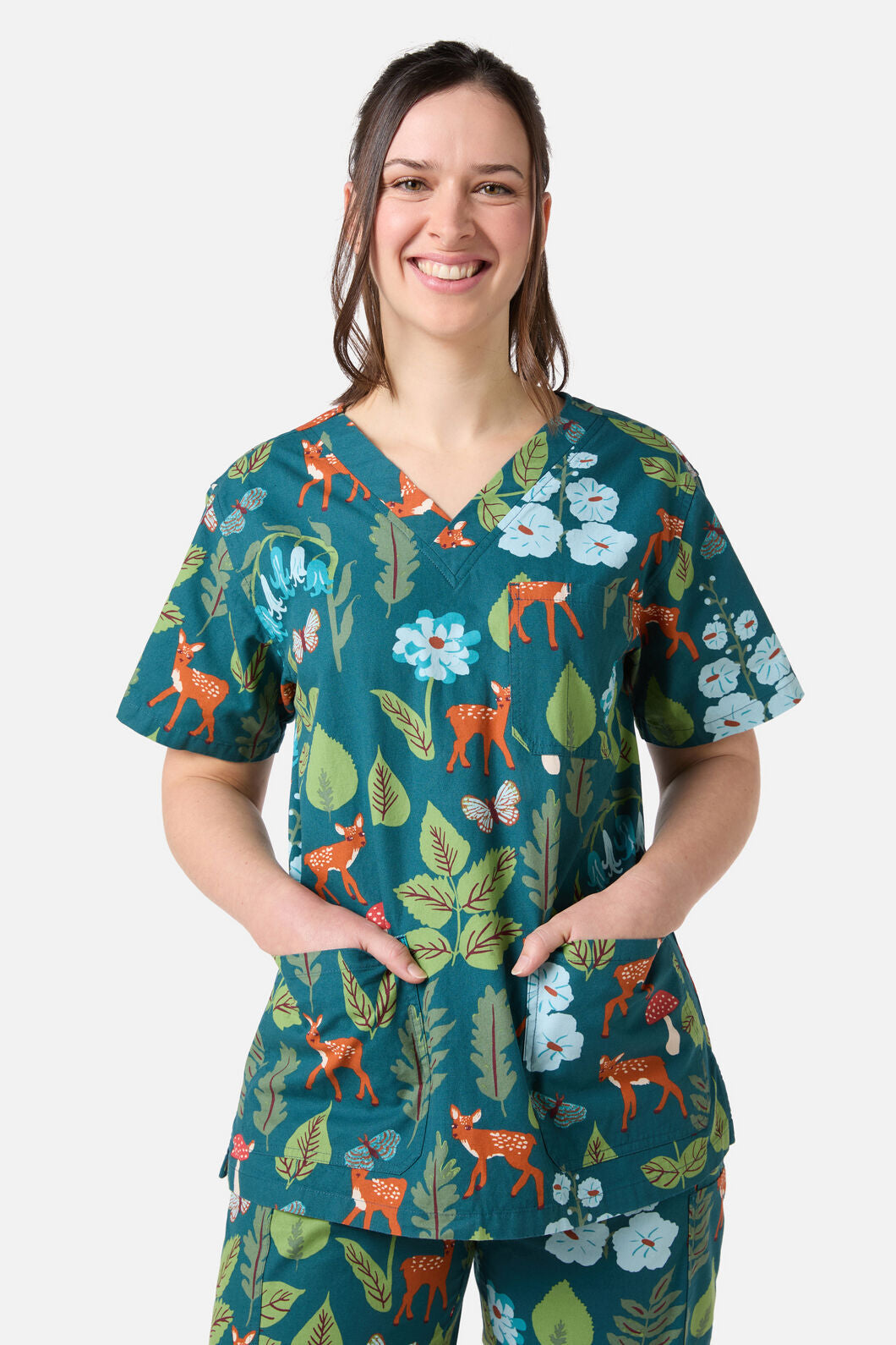 Winter Deer Scrub Set