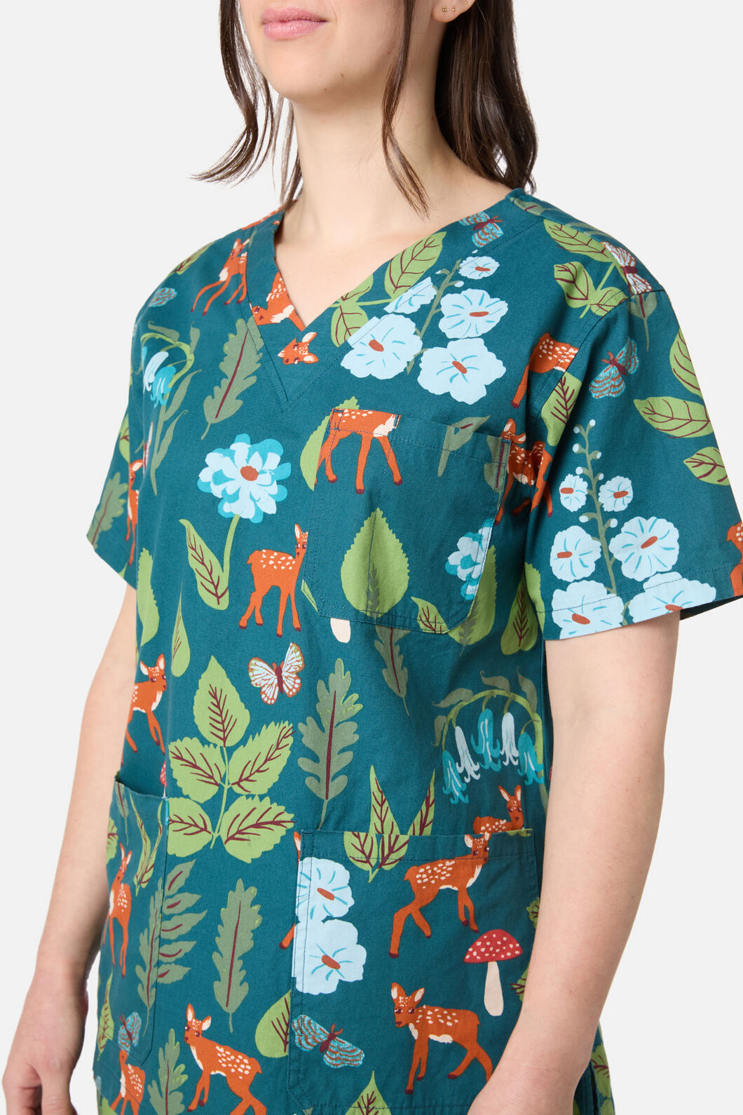 Winter Deer Scrub Set