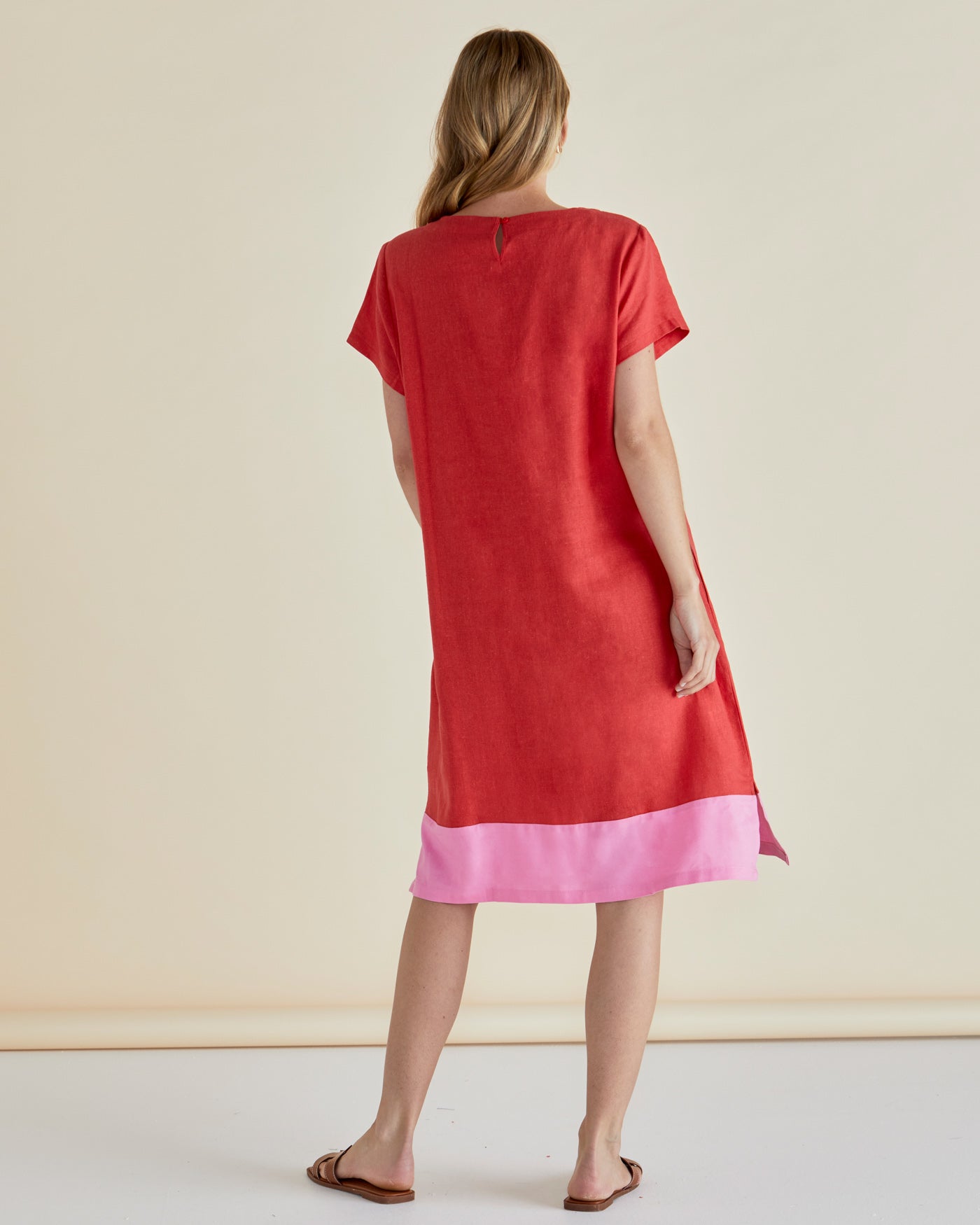 Elwood Dress - Red/Pink