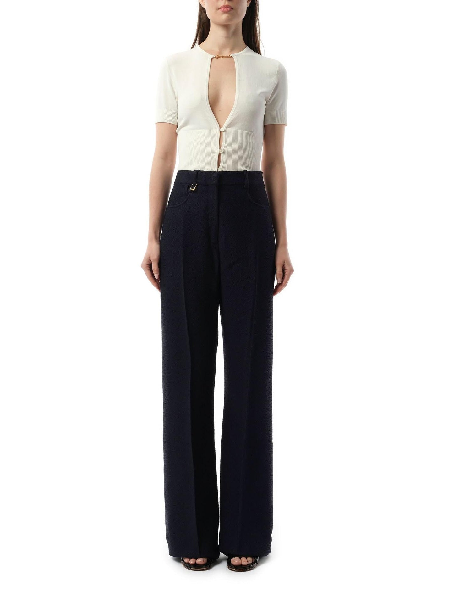 Le Pantalon Sauge in Dark Navy