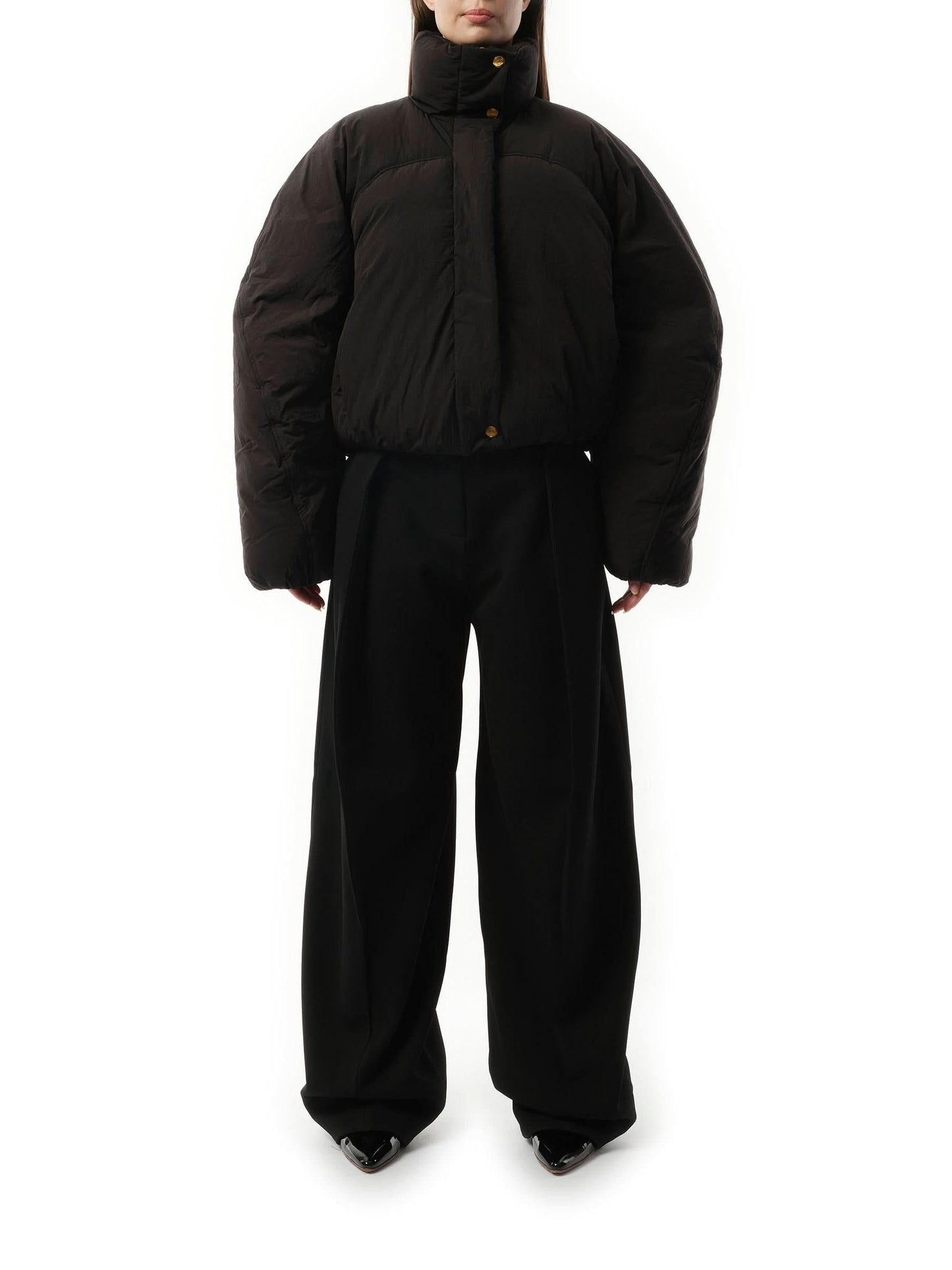 La Doudoune Courte Caraco in Black