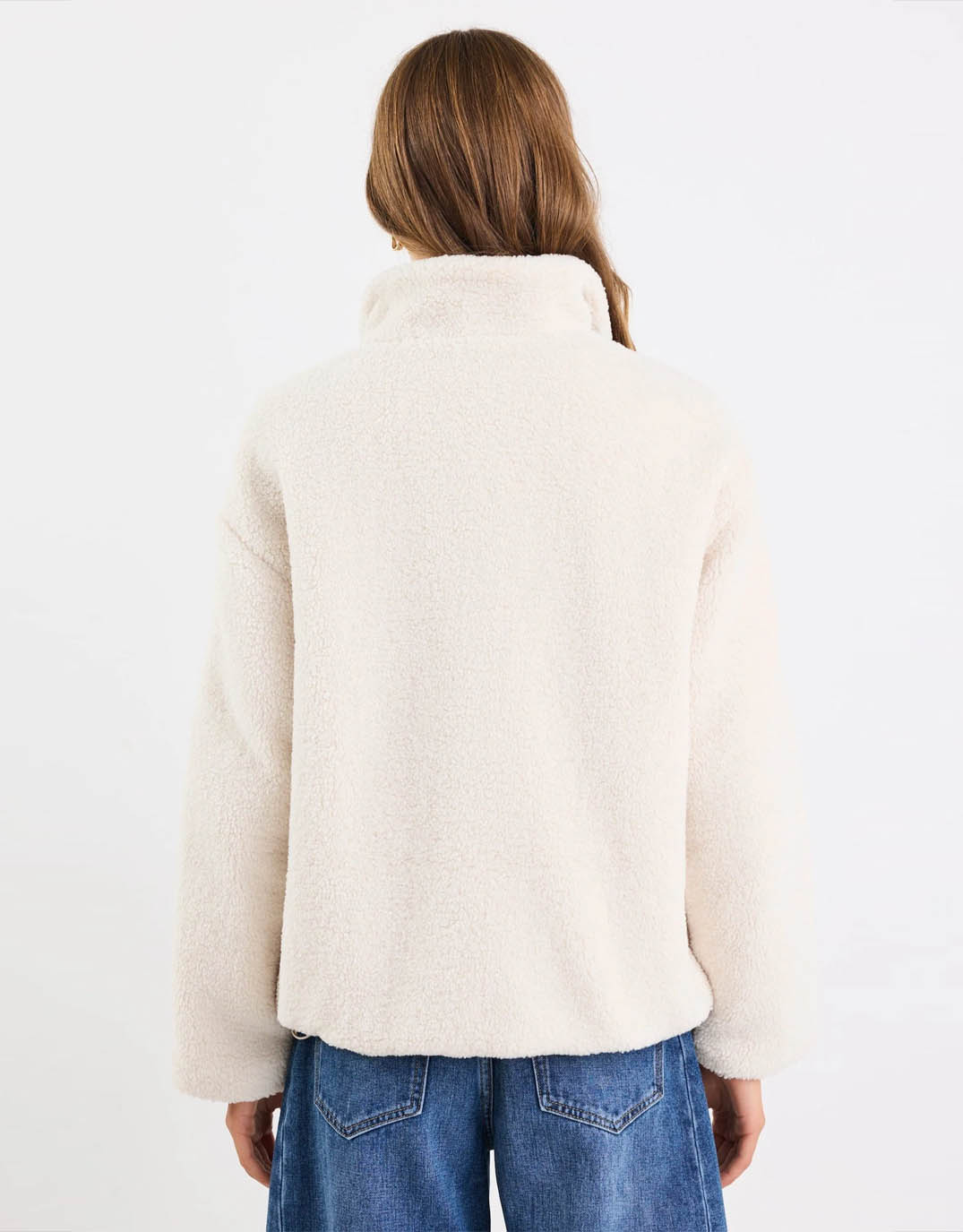 Chalet Sherpa Collared Jacket - Taupe