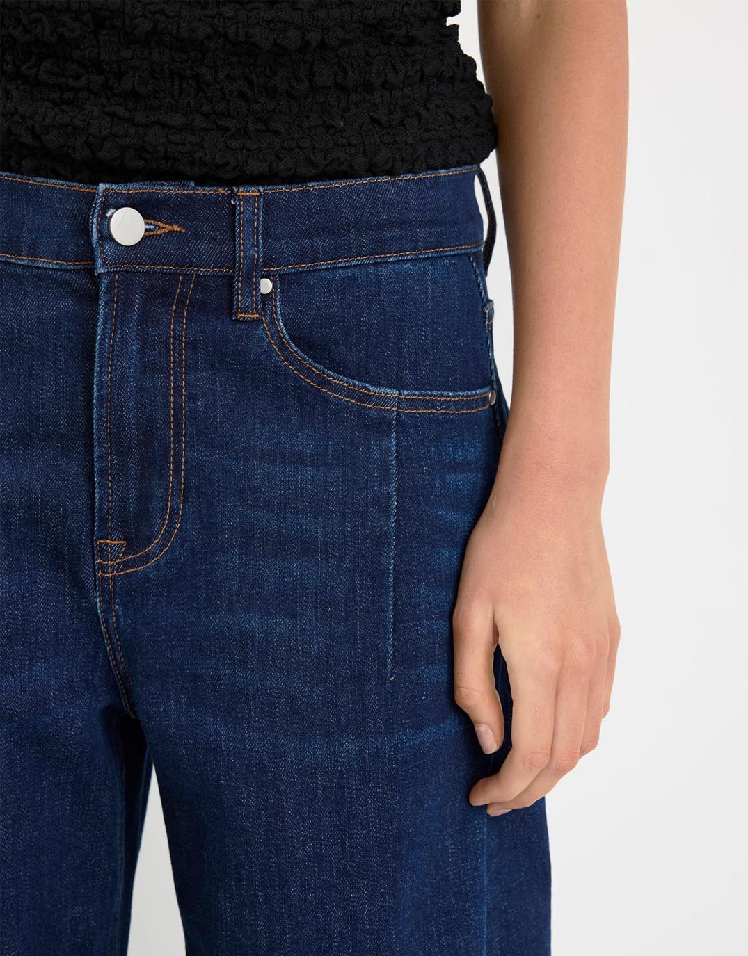 Graduate Stretch Barrel Jeans - Dark Blue