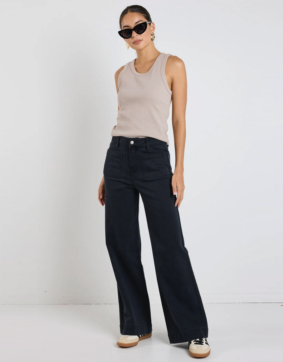 Zoey High Rise Stretch Denim Jean - Black