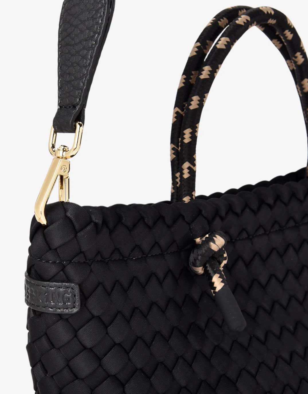 Michigan Tote - Black Neo Plait