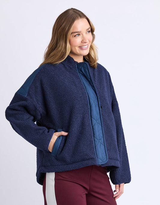 Arizona Fleece Zip Thru - Navy
