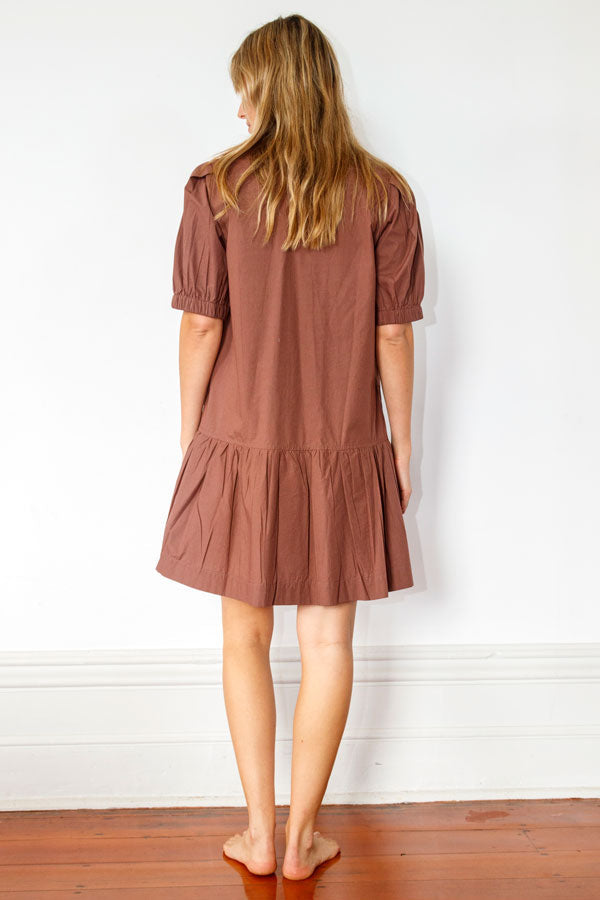 Itami Giverny Dress Chocolate