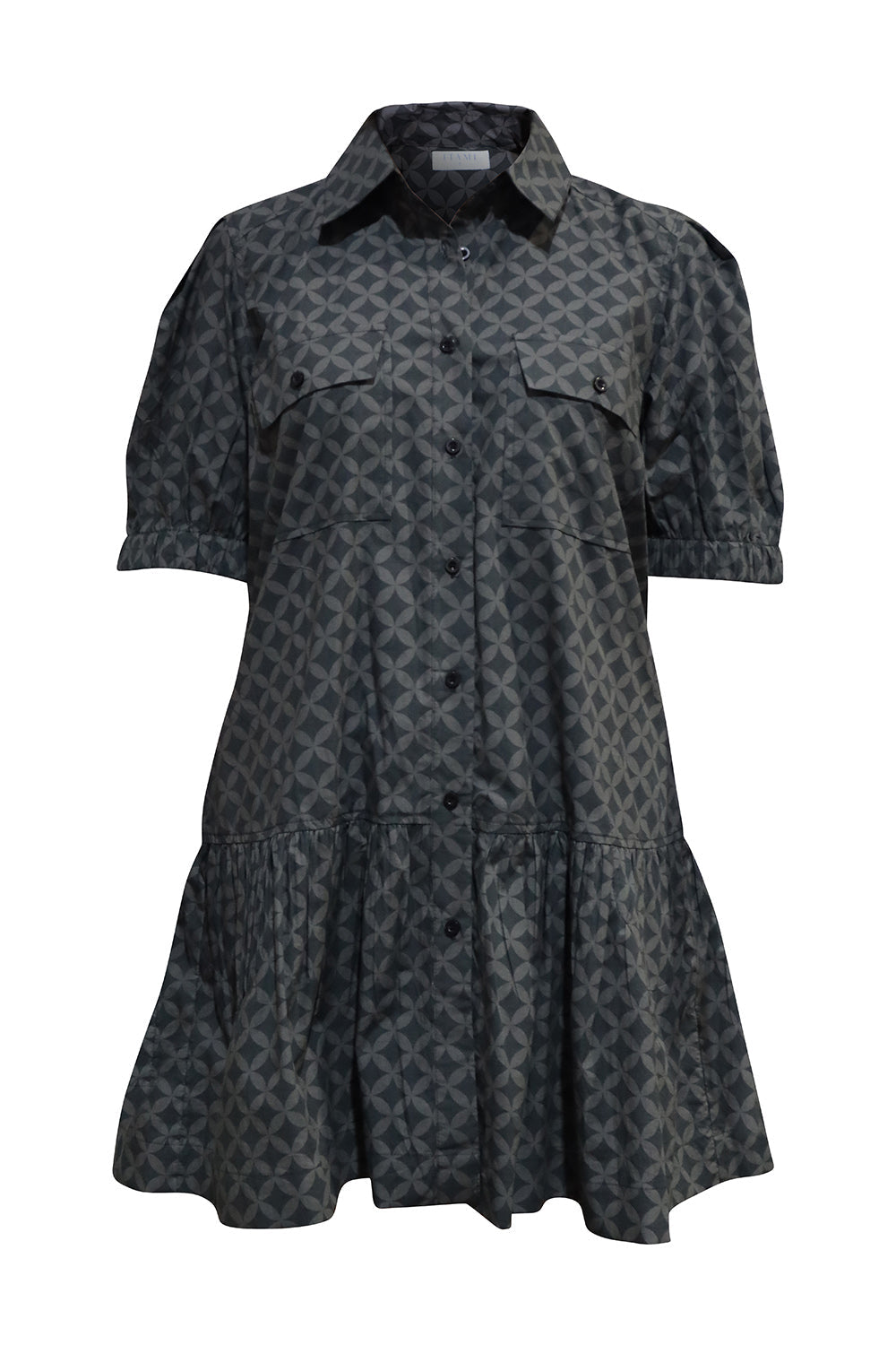 Itami Giverny Dress Lester Charcoal