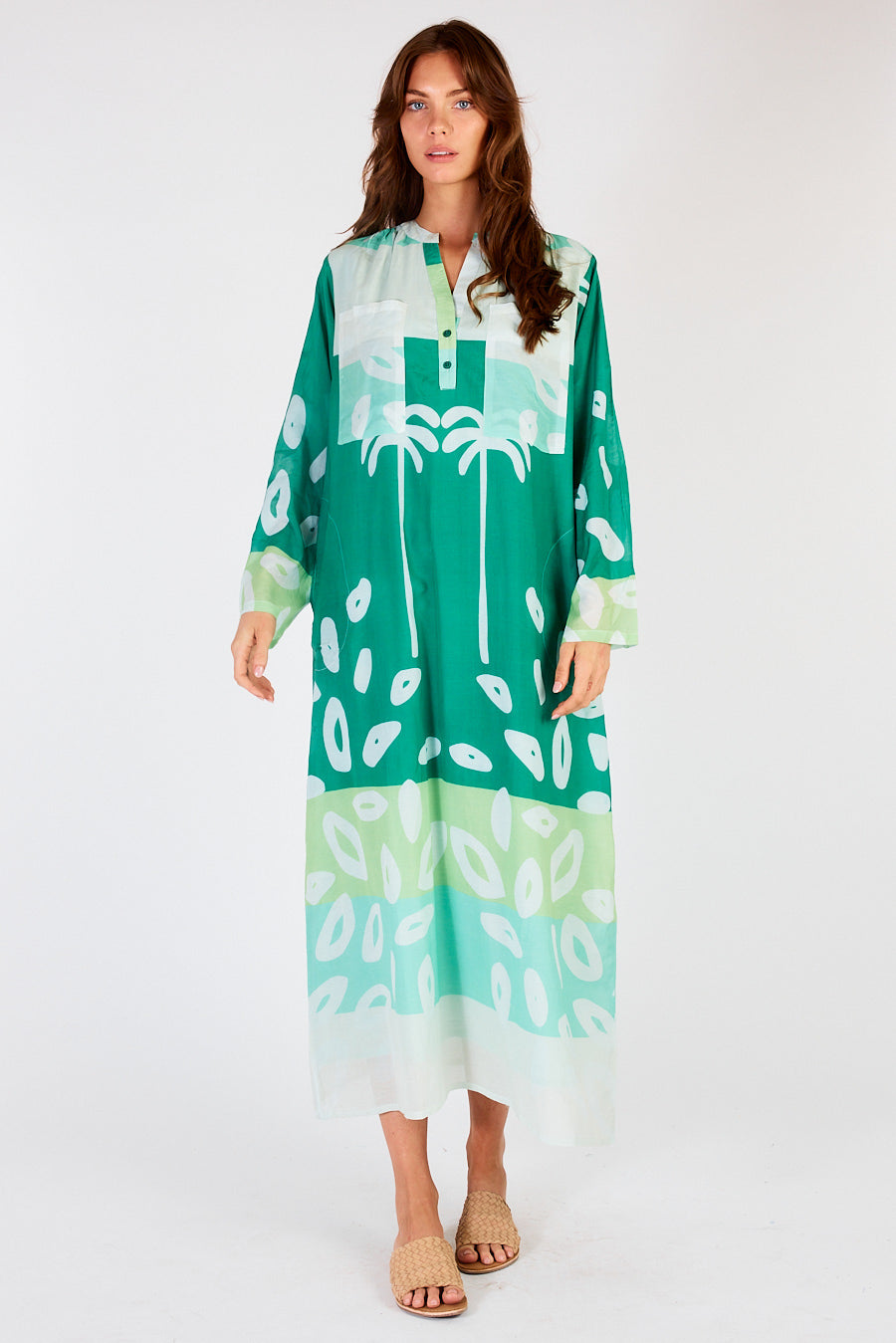 Itami Jonson L/S Dress Rapido Green