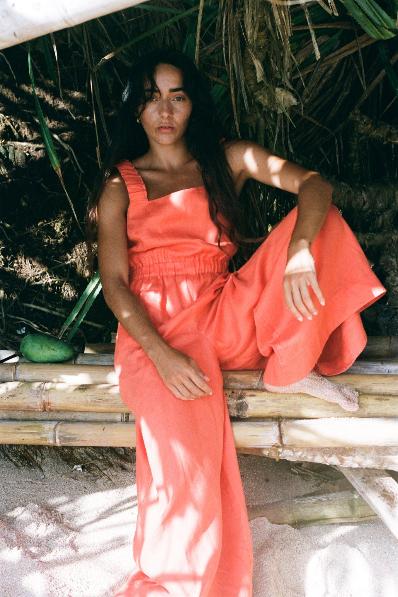 Keely Spritz Linen Jumpsuit