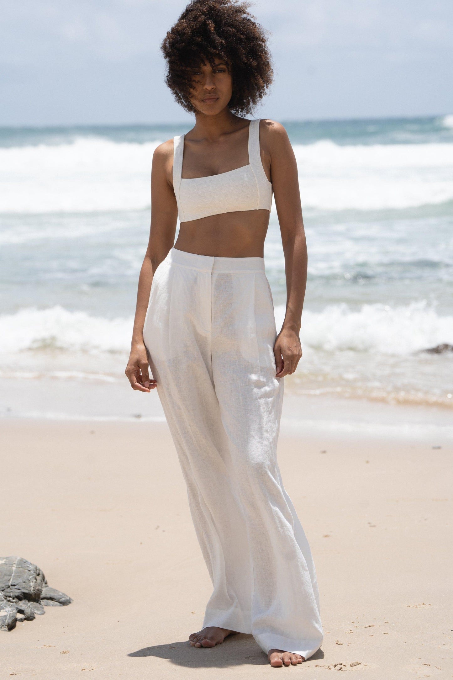Oli Ivory Linen Pants