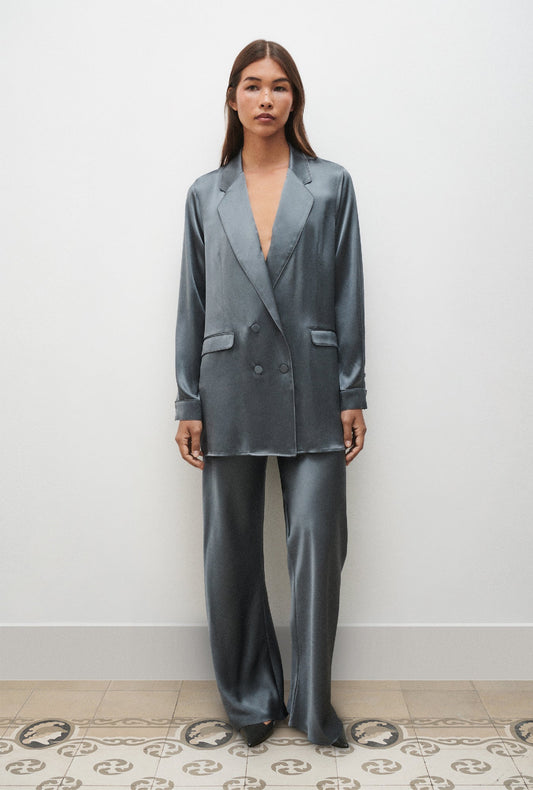 Relaxed Blazer Slate