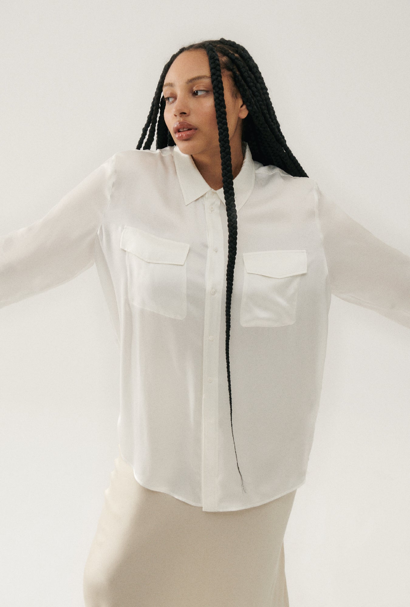 Boyfriend Shirt White