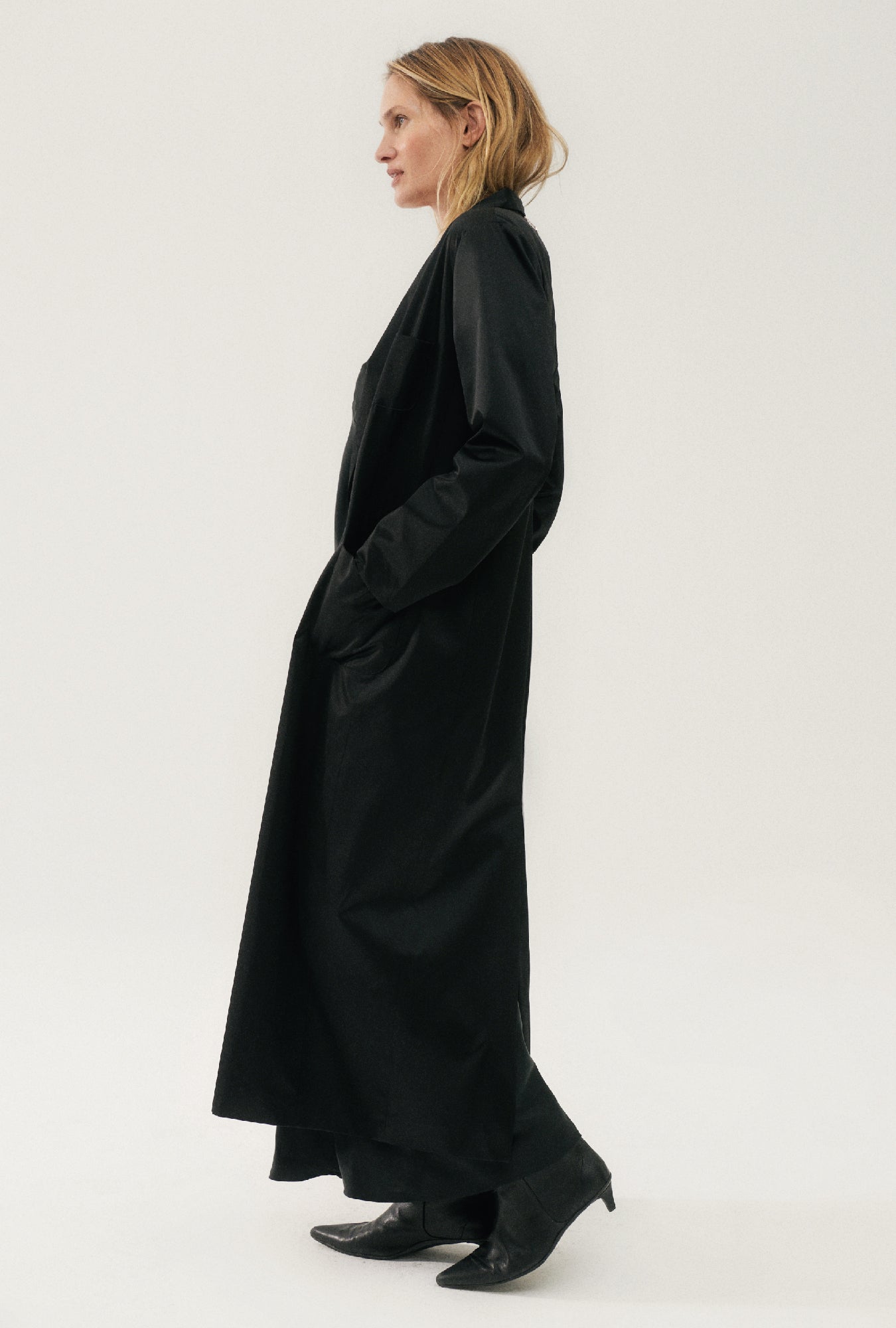 Weatherproof Long Blazer Black