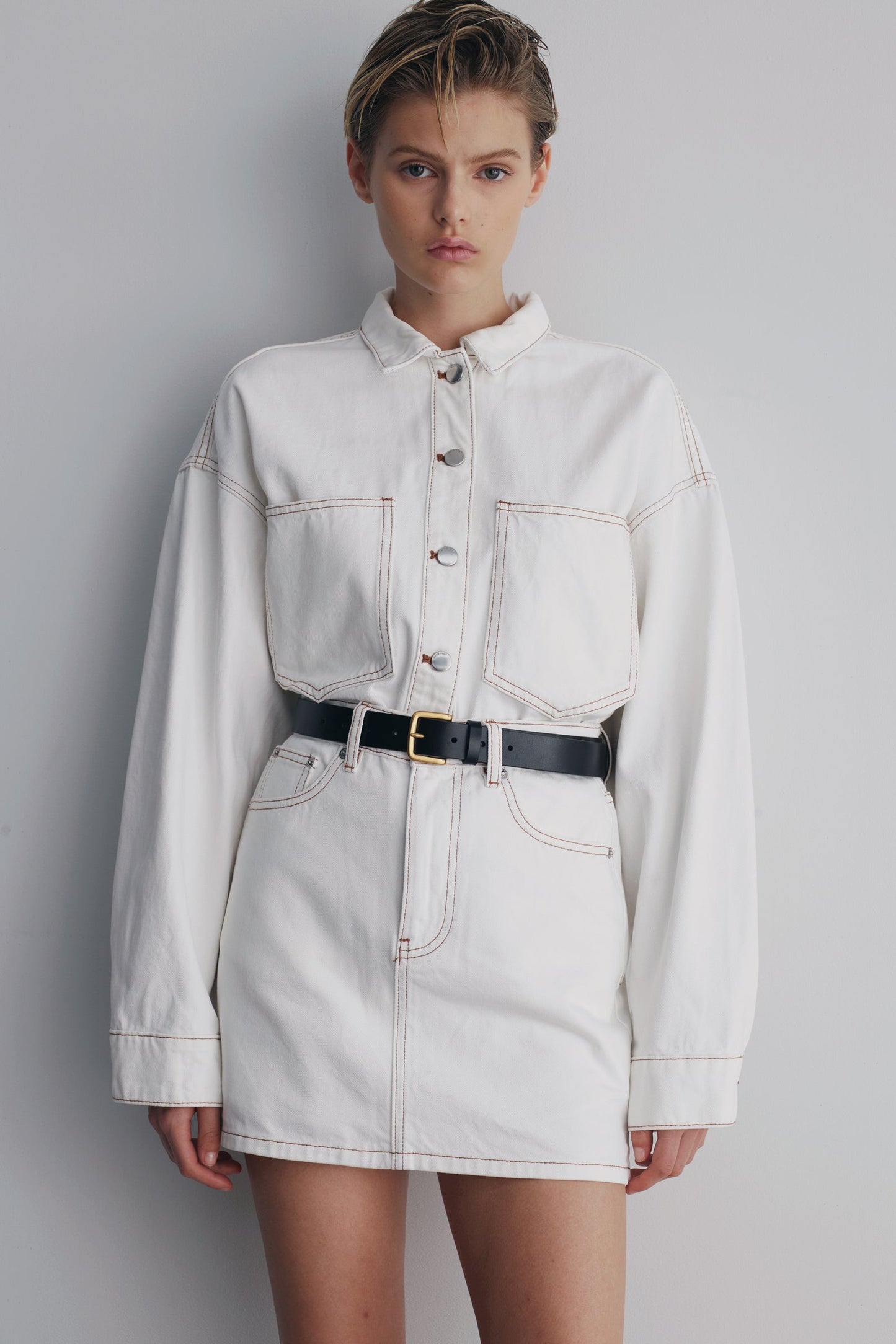 Sia Denim Mini Skirt