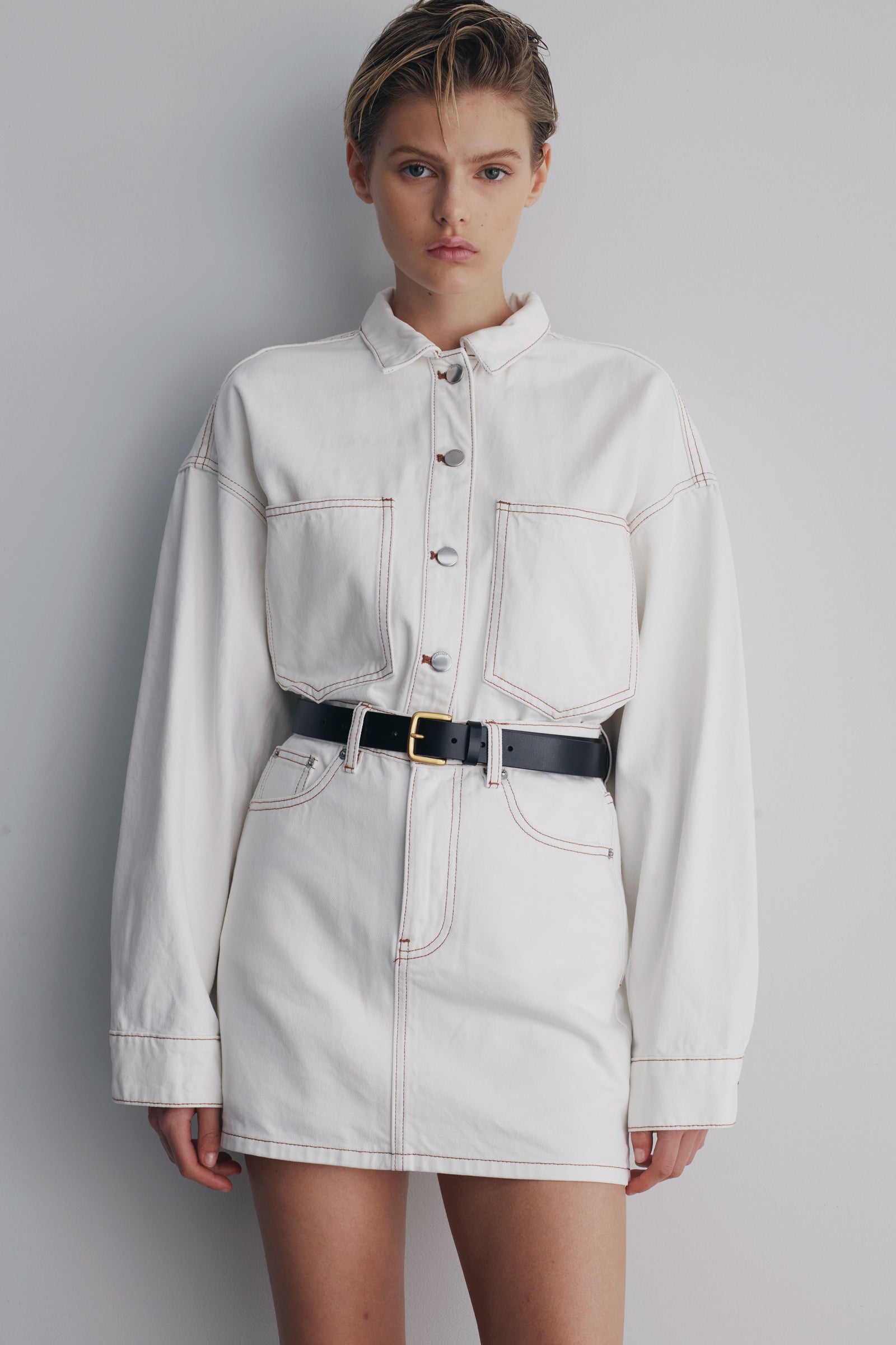 Sia Denim Mini Skirt