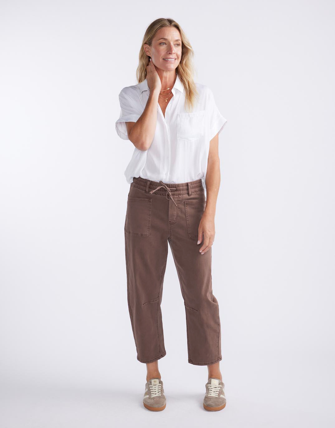 Leo Barrel Jeans - Chocolate