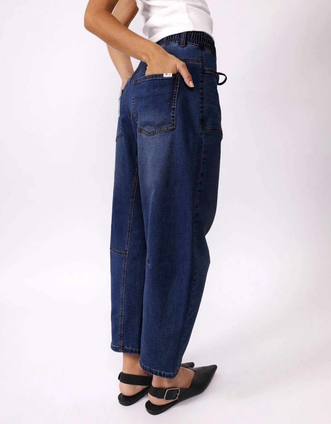 Leo Barrel Jeans - Ink