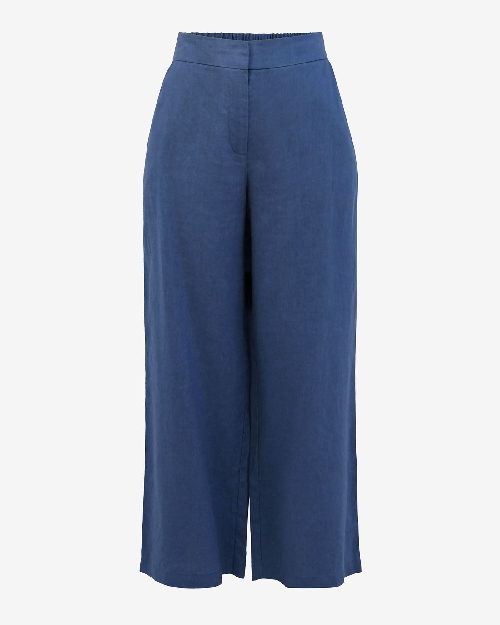 Ami Linen Elastic Back Pants