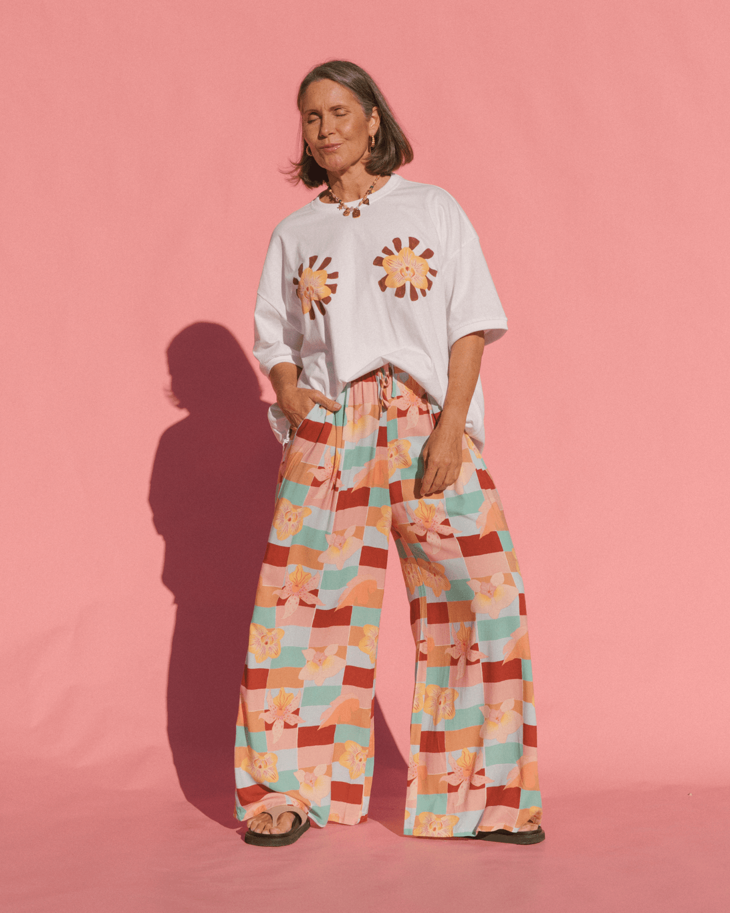 Posey Pants | Coastal Orchid