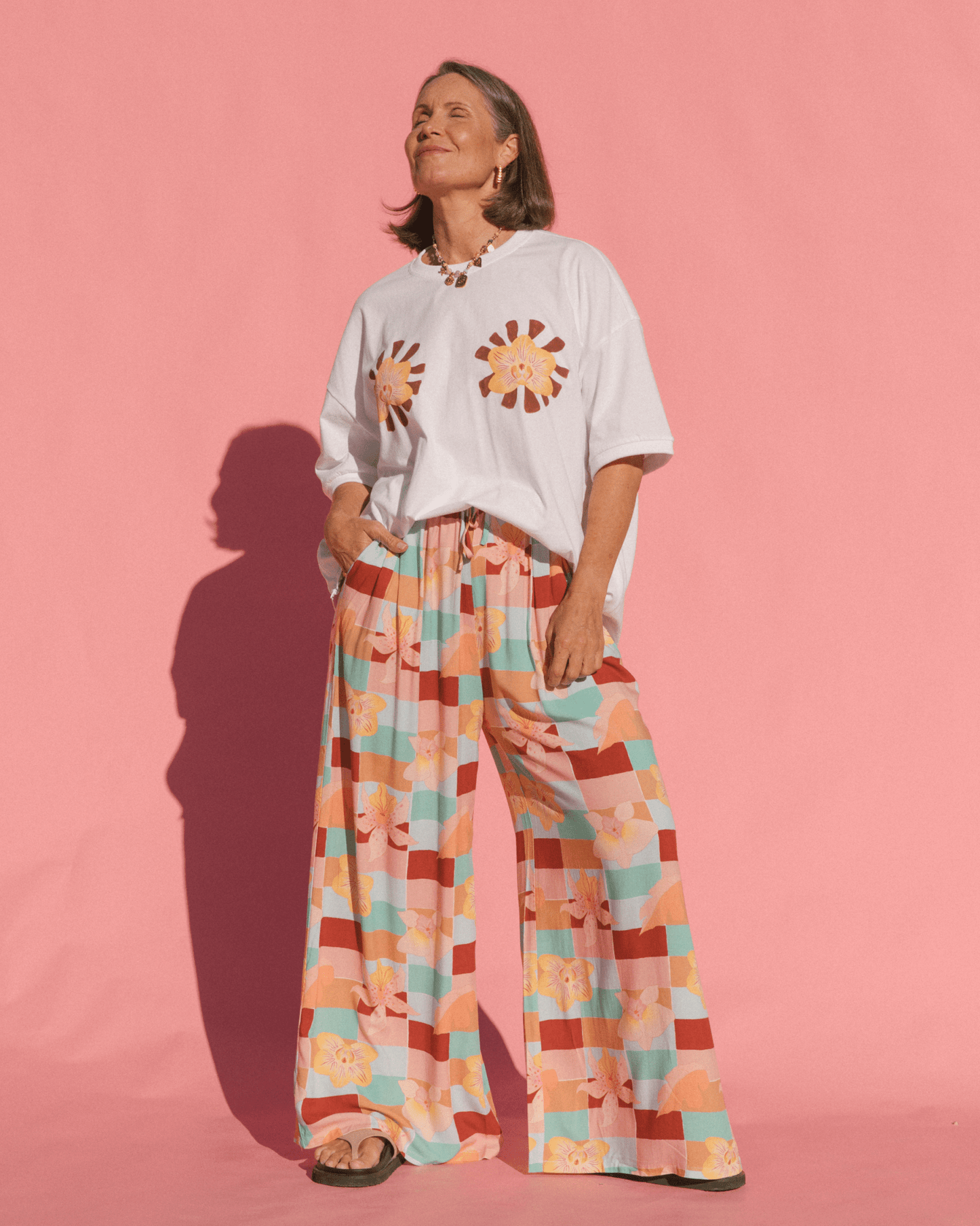 Posey Pants | Coastal Orchid