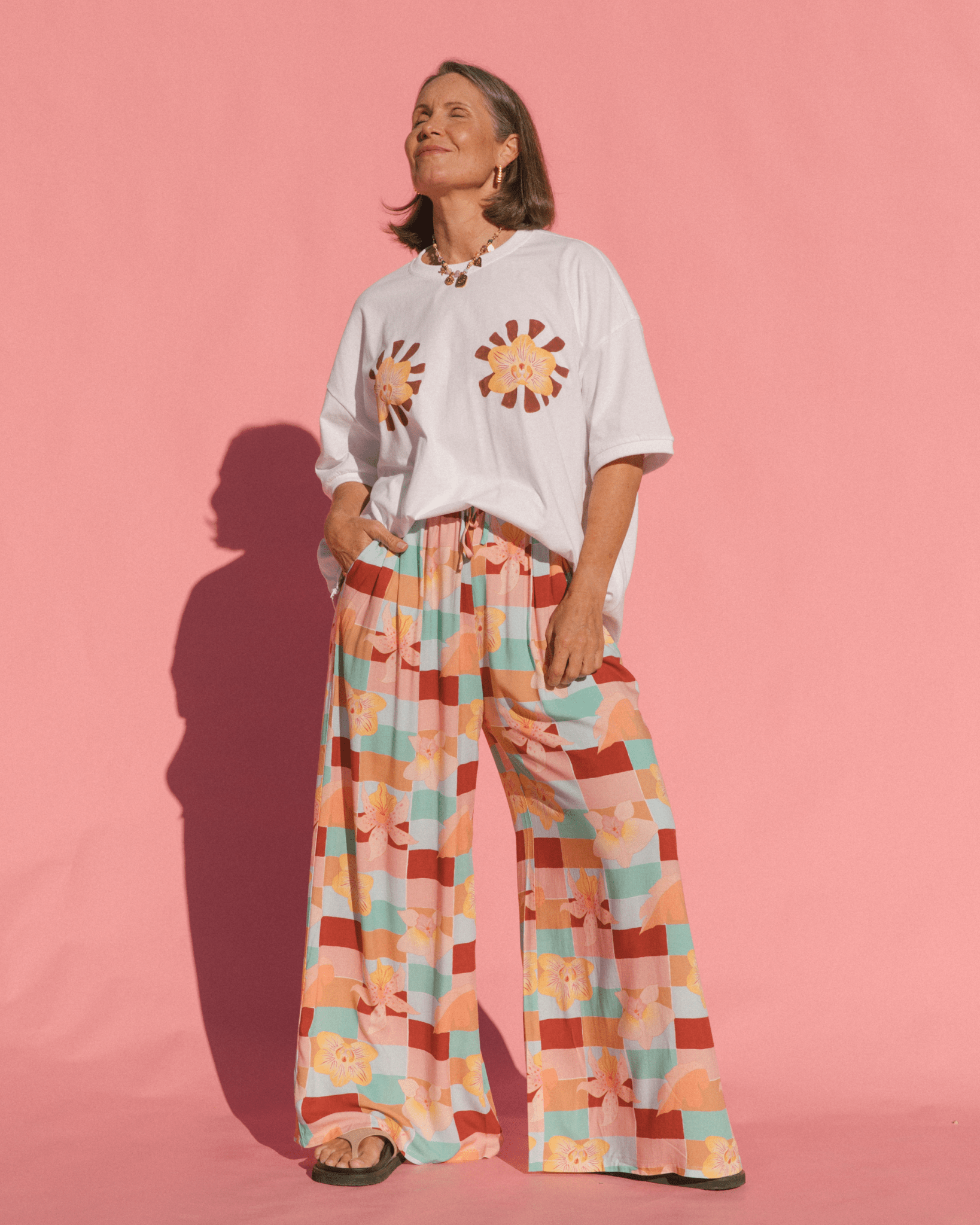 Posey Pants | Coastal Orchid