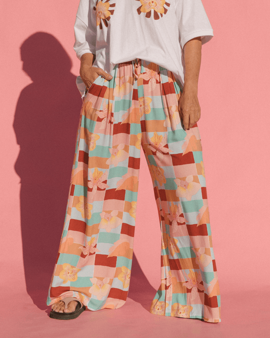 Posey Pants | Coastal Orchid