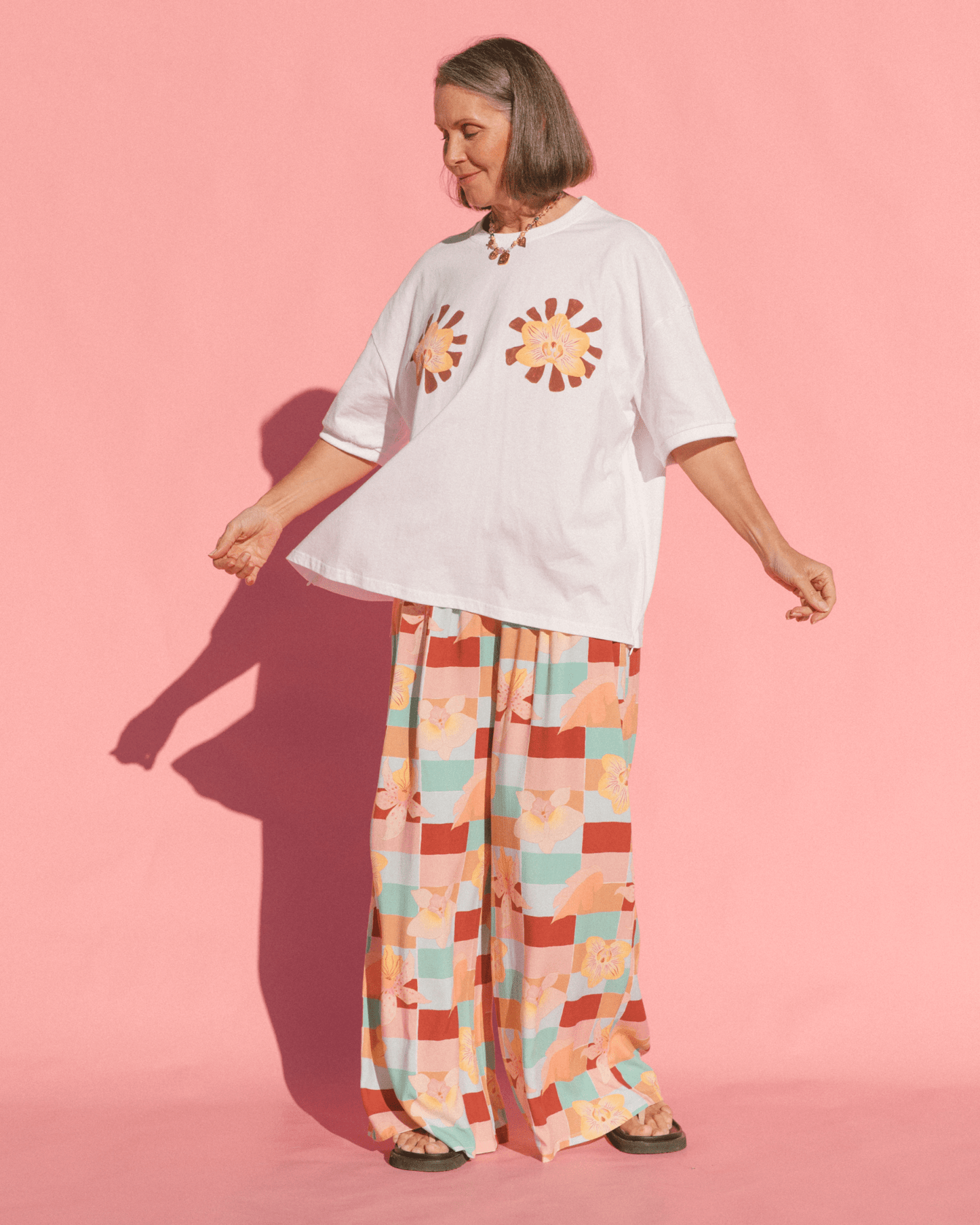 Posey Pants | Coastal Orchid