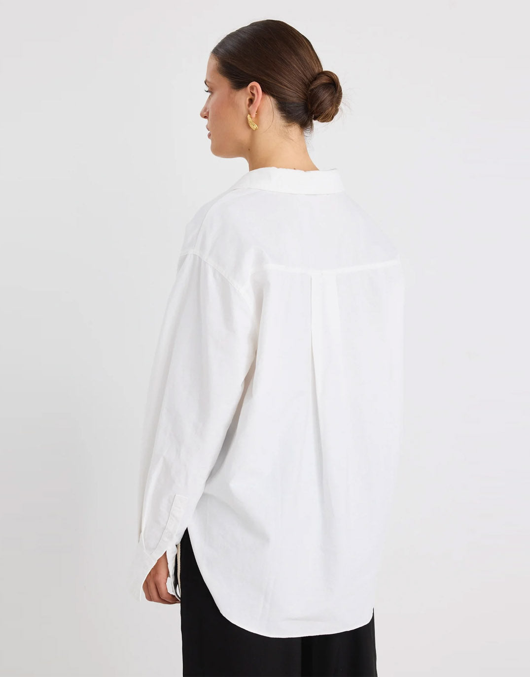 Signature Oxford Oversized Shirt - Ivory