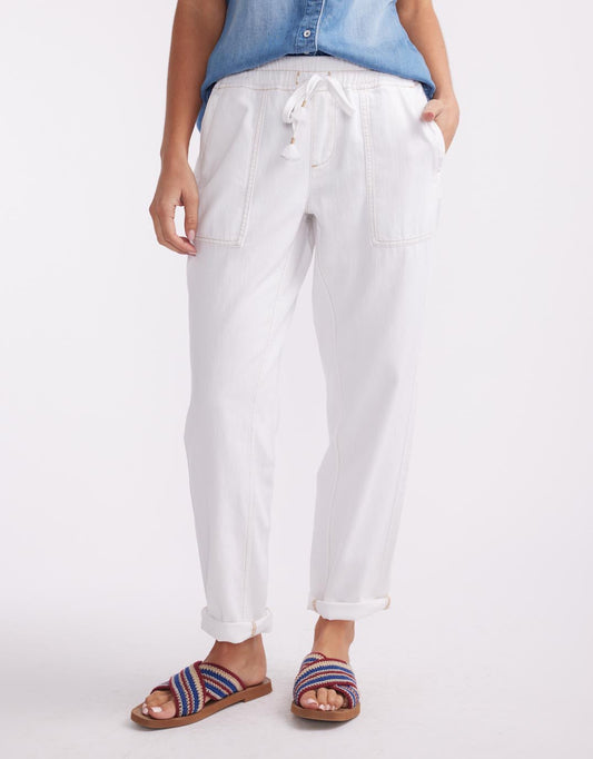 Beach Comber Pant - White