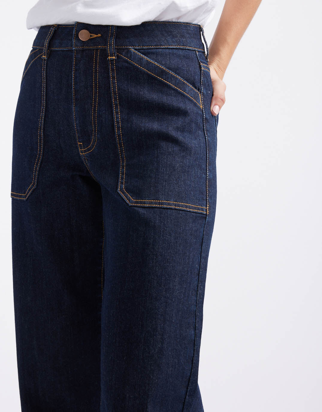 Catalina Wide Leg Jeans - Indigo