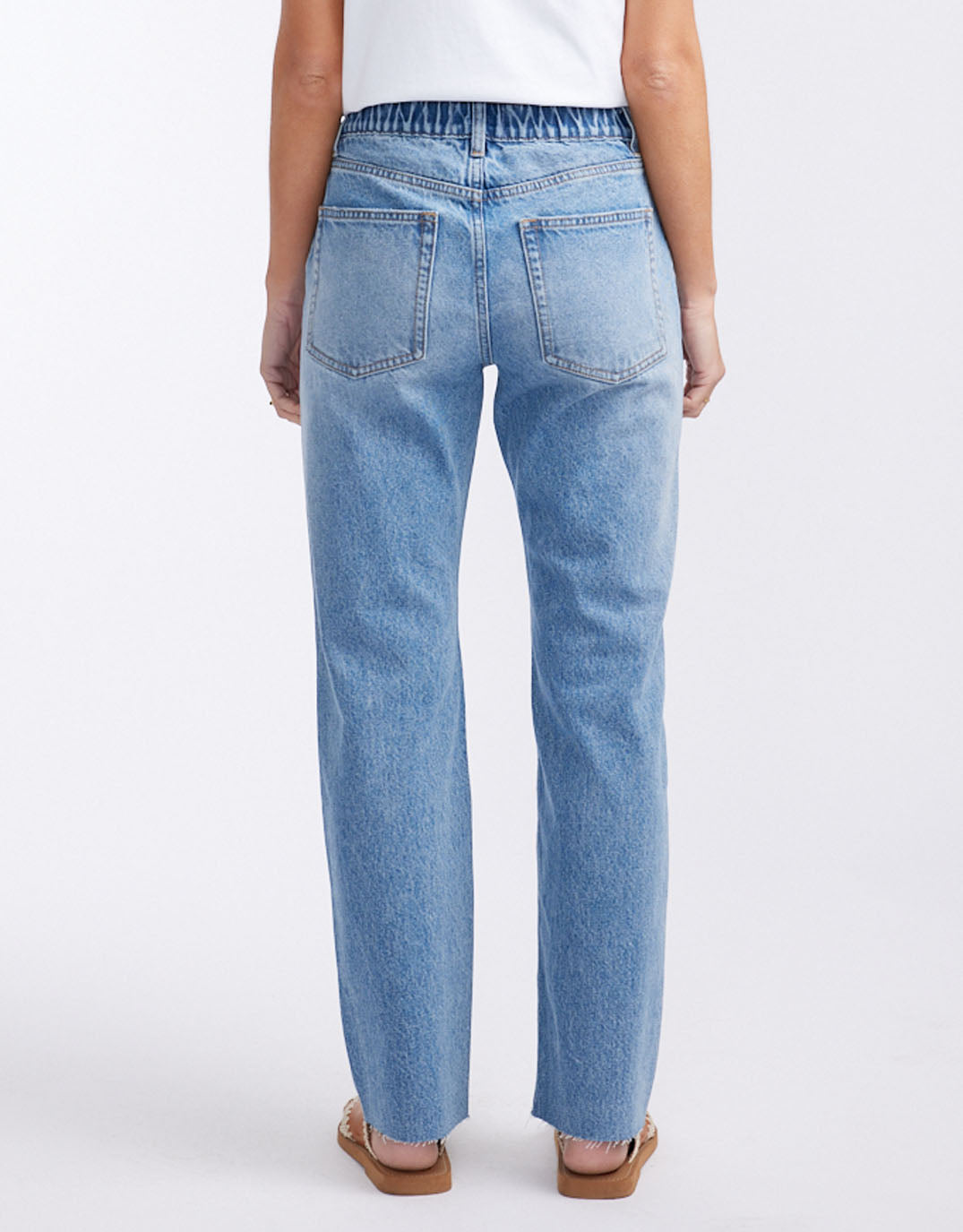 Charlotte Straight Leg Jean - Mid Wash