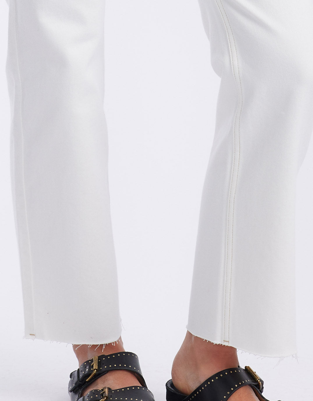 Charlotte Straight Leg Jean - White