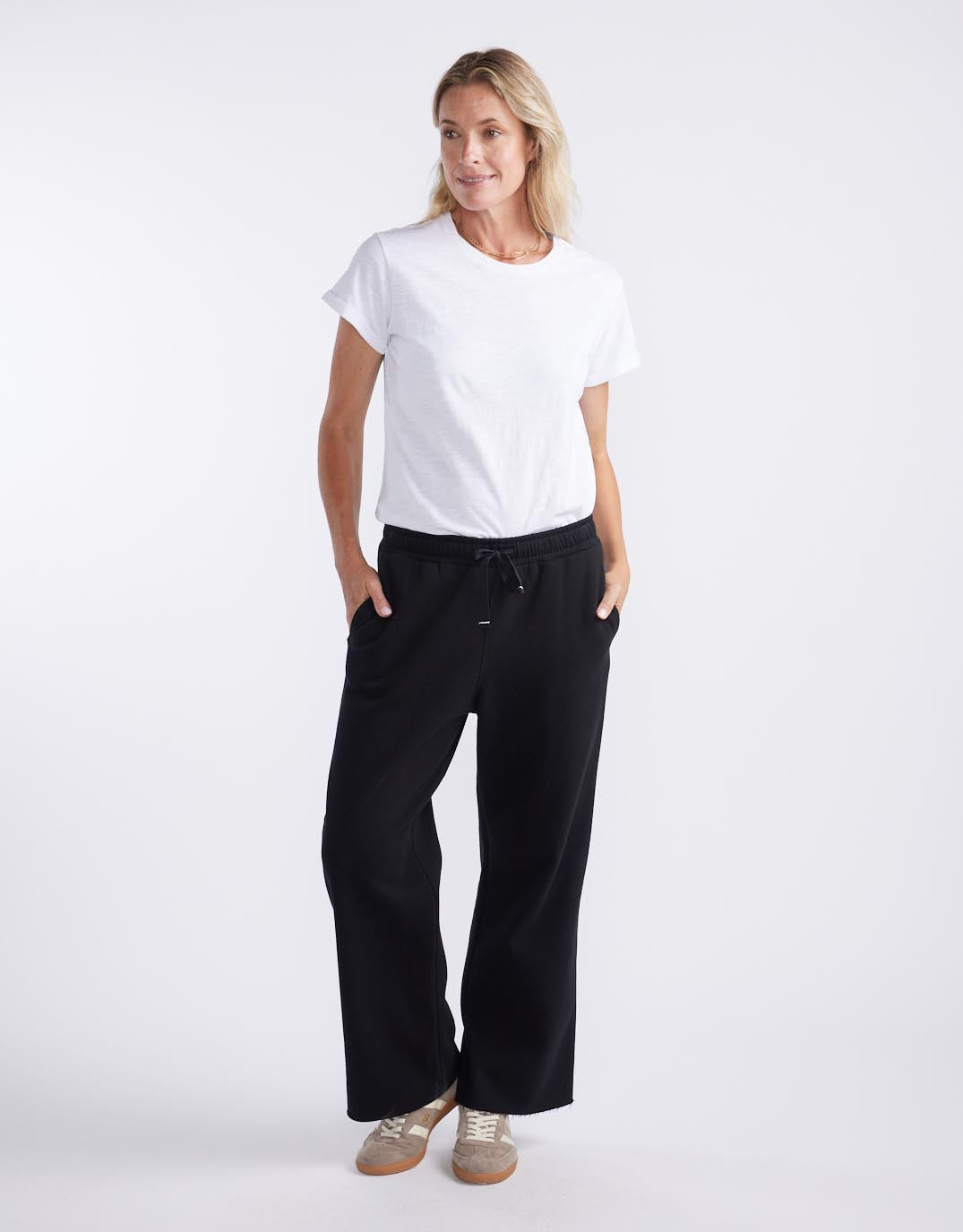 Fleece Lounger Pant - Black