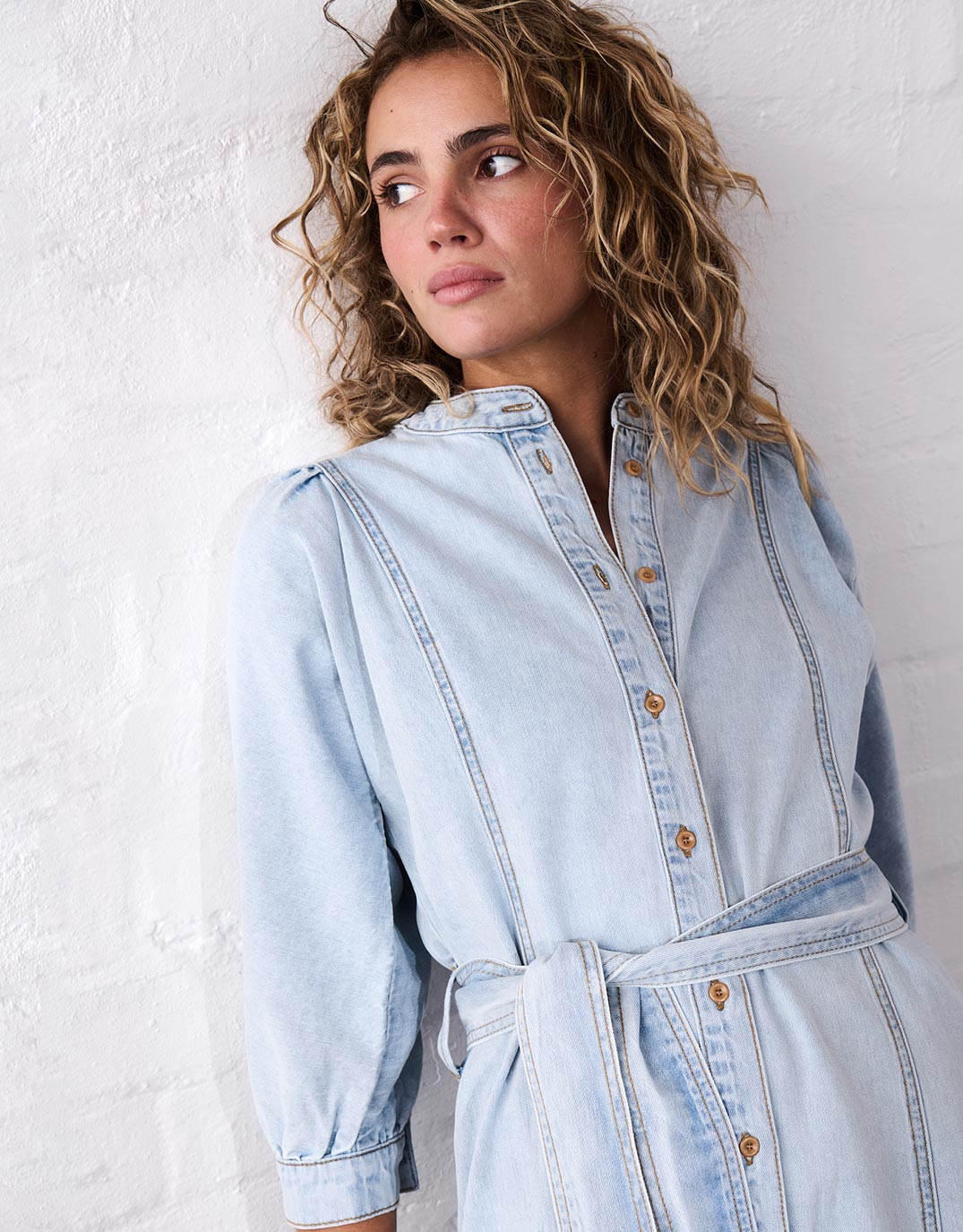 Gabriella Dress - Sky Blue