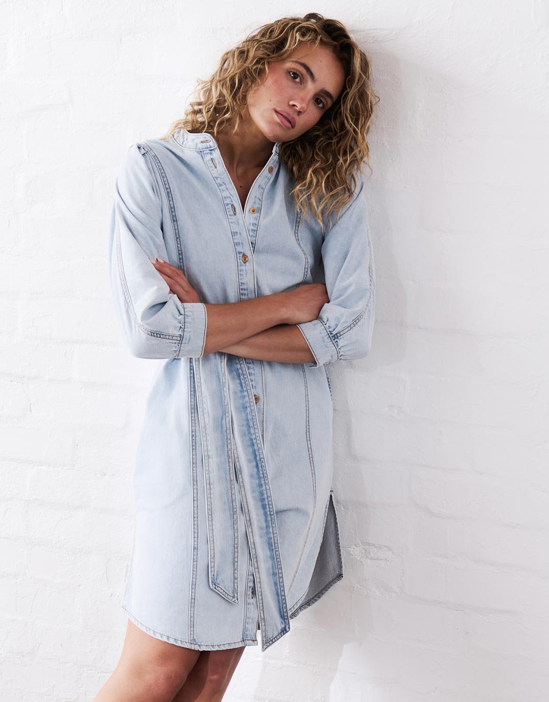 Gabriella Dress - Sky Blue