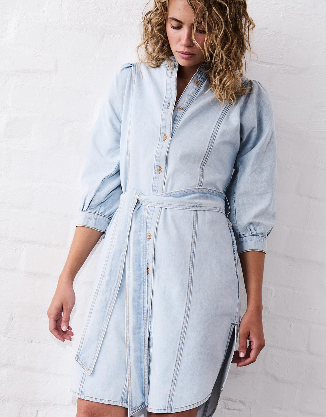 Gabriella Dress - Sky Blue