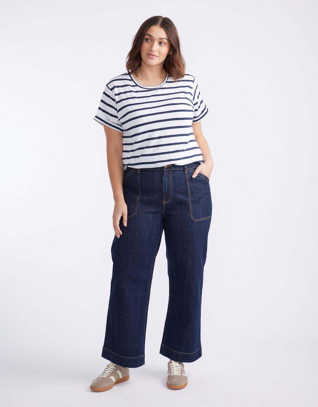 Catalina Wide Leg Jeans - Indigo