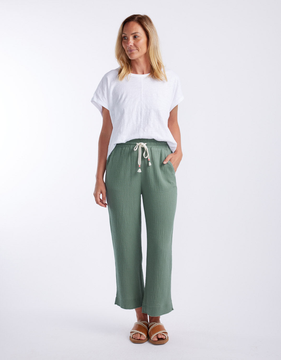 The Coastal Pant - Sage